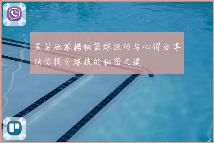 吴芳独家揭秘篮球技巧与心得分享助你提升球技的秘密之道